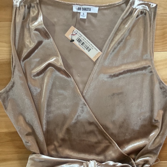 BB Dakota Wrap Velvet Dress NWT size S - Picture 8 of 8